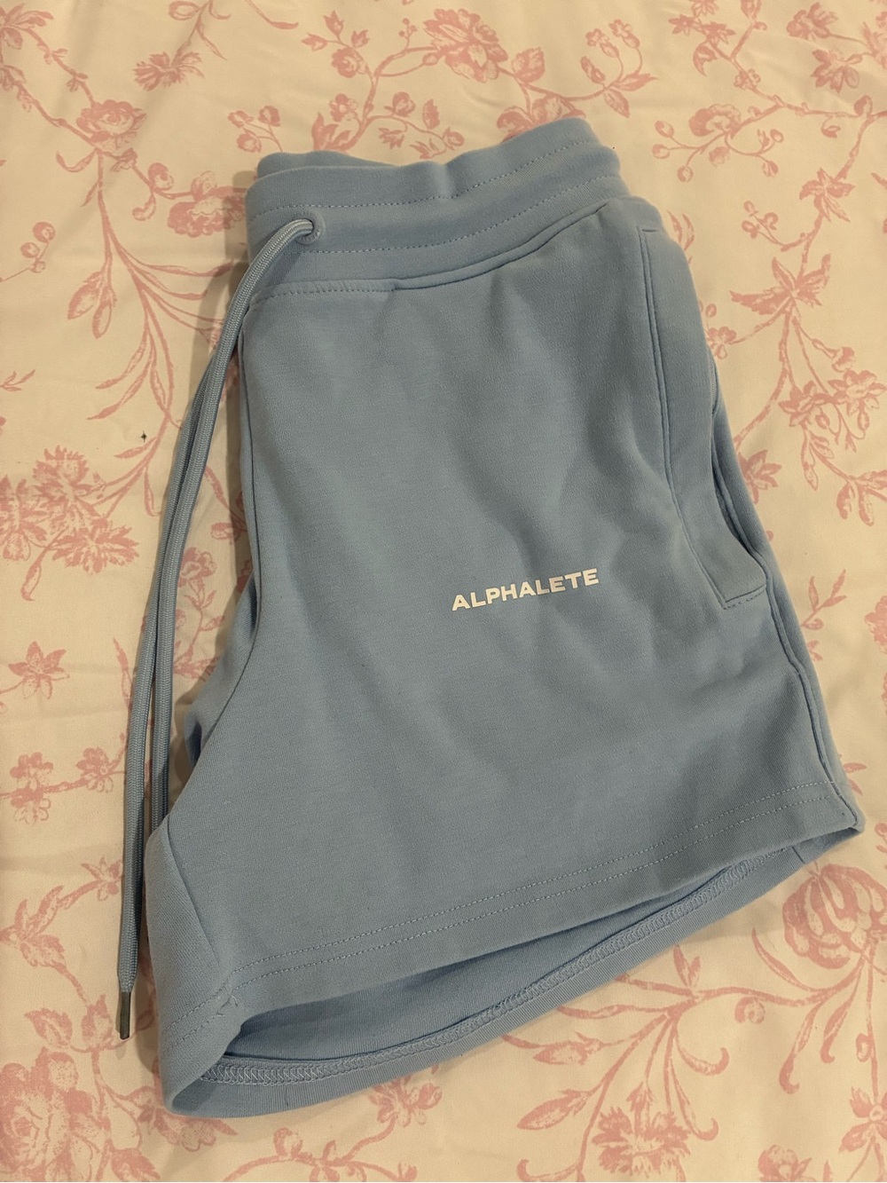 Alphalete Powder Blue Athletic Lounge Shorts